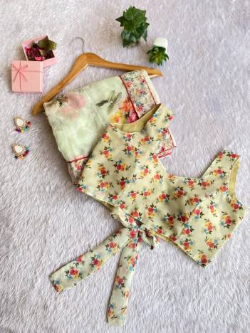 FLORAL ORGANZA BY SAGAR IMPEX PRINTED SAREE WHOLESALER IN SURAT